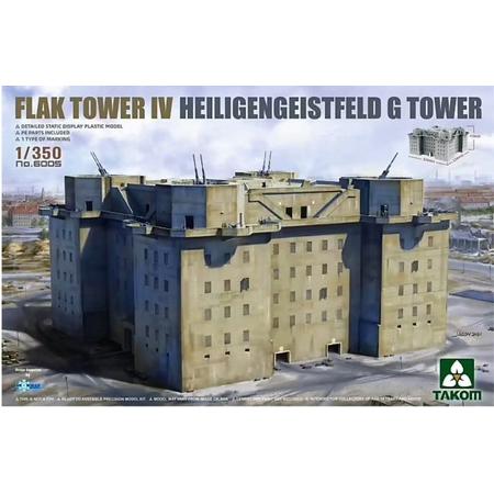 Takom | 6005 | Flak Tower IV Heiligengeistfeld G Tower | 1:350
